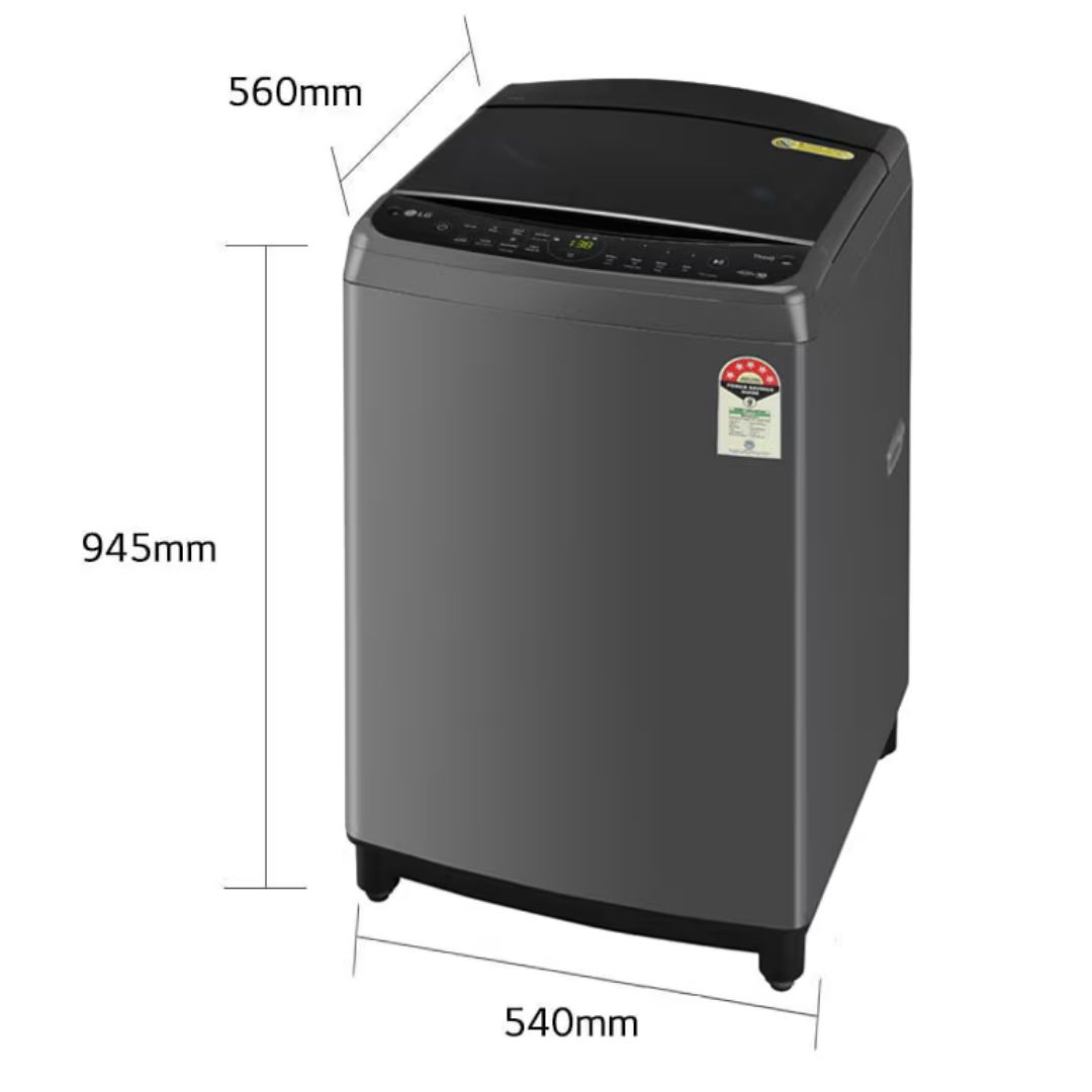 LG 9Kg Top Load Washing Machine, AI Direct Drive™, TurboDrum - THD09NWM (2)